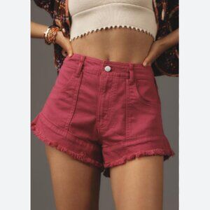 Brand New Pilcro Slouchy Frayed Denim Shorts